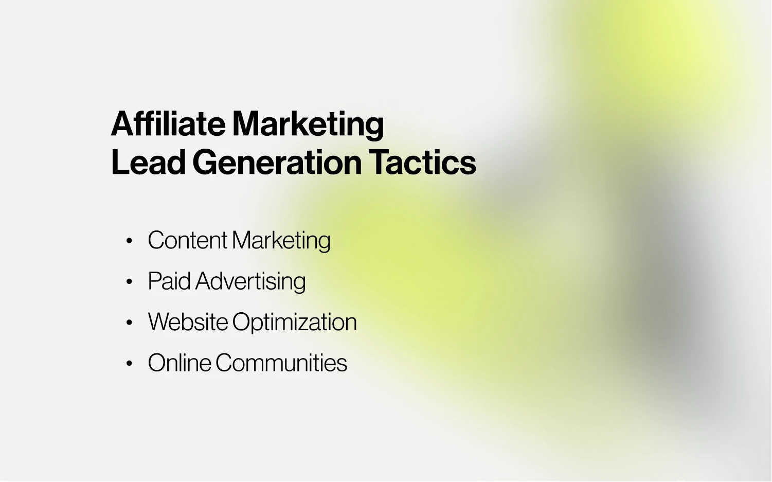 How to Generate Leads in Affiliate Marketing