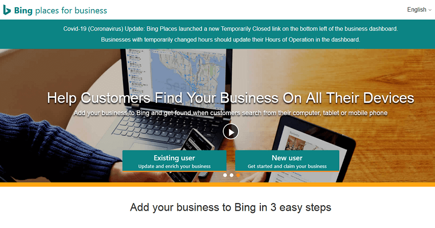 bing places