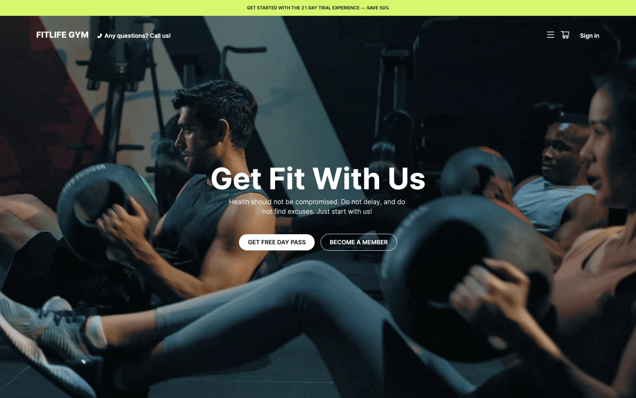 fitlife template image